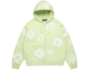(SS26) Denim Tears Cotton Wreath Zip Hoodie 'Mint'