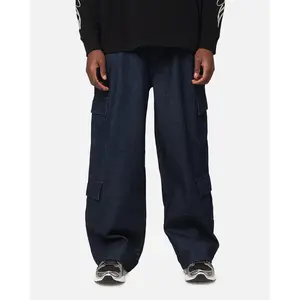 Carre Baggy Cargo Jeans Indigo Denim