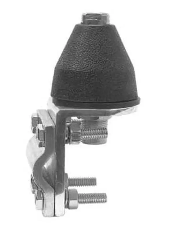 3-Way Aluminum Mirror Mount with Dome Stud