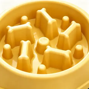 Slow Feeder Bowl for Dogs and Cats, Interactive Maze Pet Feeder Anti-Choking Bloat Stop, Adjustable Slow Feed Dog Bowls for Dry Wet Food paw pace liquid