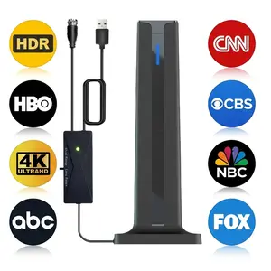 Digital TV Antenna for Local Channels, Long Range Indoor Outdoor HDTV Antenna , Easy Setup Smart TVs