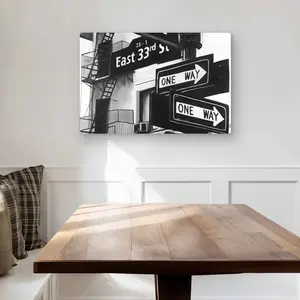 212 MAIN Minimalist Artistic Aluminium Metal Photo Print Wall Art - New York City Building Theme, Model C1MP20301JT52, 20x30 in, Home Decor, Home Aesthetic Gift