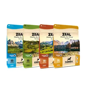 ZEAL Natural Air-Dried Dog Food for All Ages | 96% High Meat Content | Balanced Nutrition & Superfood Infused | Grain-Free | Beef / Turkey / Deep Sea / Chicken Recipe | Bulk Pack Series | 1LB / 2.2LB / 5.5LB