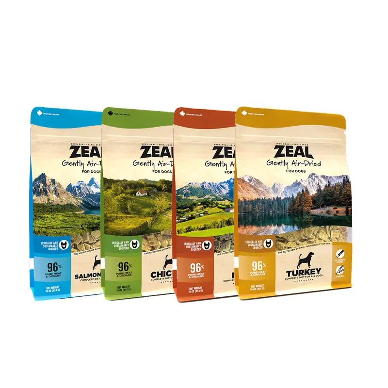 ZEAL Natural Air-Dried Dog Food for All Ages | 96% High Meat Content | Balanced Nutrition & Superfood Infused | Grain-Free | Beef / Turkey / Deep Sea / Chicken Recipe | Bulk Pack Series | 1LB / 2.2LB / 5.5LB, Dry, Beef/Turkey/Sea