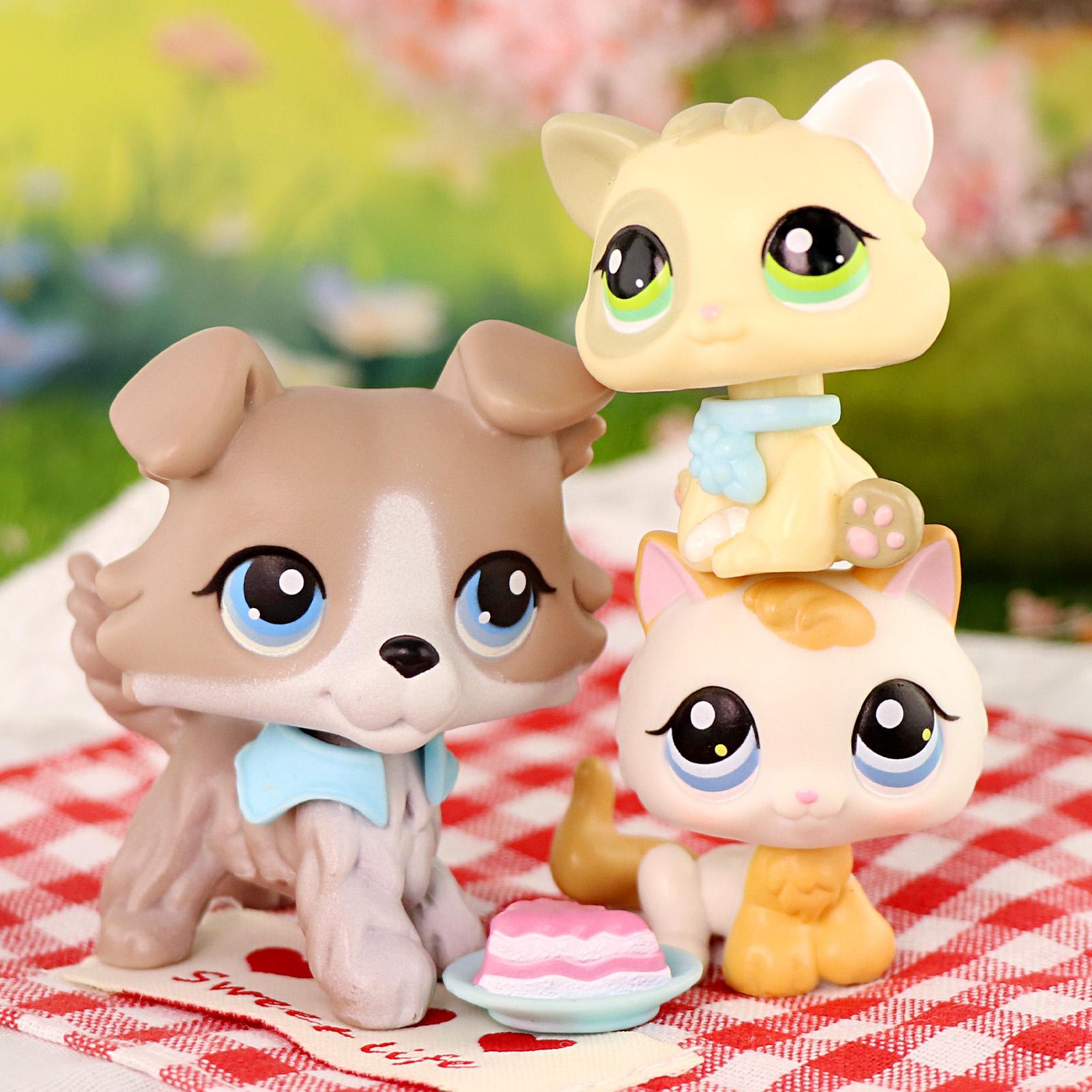 3 Pcs Rare Kitten Collie Figurines, Rare Collectible Collie #67 Kitten #134 #1074 Figurine with Unique Blue & Green Eyes | Charming Jacket Food Collar Accessories, Perfect Toy Gift for Dog and Cats Lovers, Great Easter gift for kids 3 Pcs Rare Kitten Collie Figurines, Rare Collectible Collie #67 Kitten #134 #1074 Figurine with Unique Blue & Green Eyes | Charming Jacket Food Collar Accessories, Perfect Toy Gift for Dog and Cats Lovers, Great Easter gift for kids