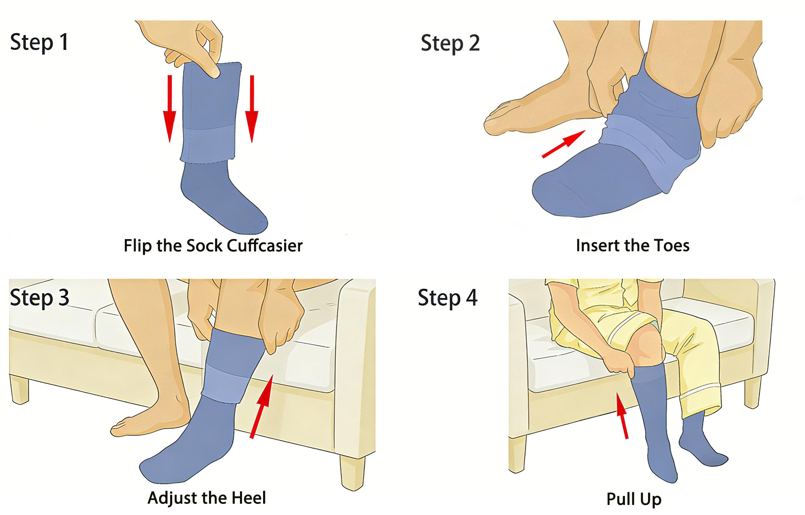 Mother's Day Gift 6 Pairs Cute Fruit Print Compression Socks 15-20mmHg Knee High Circulation Support for Nurse Running Travel Daily Wear Breathable Moisture-Wicking Fabric Non-Slip Cuff