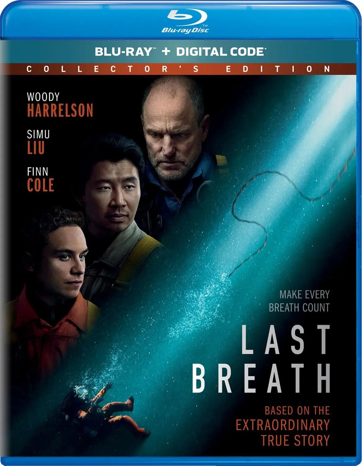 Last Breath Thriller Action Movie, 2025 Release Blu-ray Disc with English Audio, Single Copy
