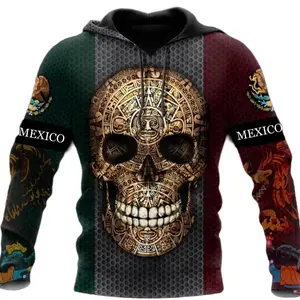 AZTEC SKULL HOODIE