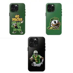 Oregon Phone Case, Go Ducks Phone Case, Football Fans, Football Phone Case, Gift Idea For Football Lovers, Suitable for iPhone 17-11 Pro Max/Plus and  Samsung Galaxy S23-25