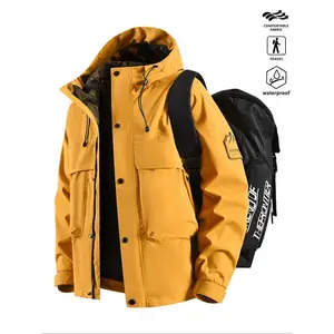 Couples’ windproof softshell pullover jacket for rock climbing travel, durable and comfortable design for outdoor activities and everyday wear