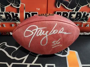 Lawrence Taylor AUTHENTIC "The Duke" Autographed Football Giants PSA COA Wilson
