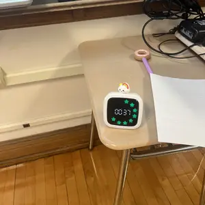 Yunbaoit Digital Visual Timer for Kids Rechargeable 99-Minute Silent Countdown with 19 Ringtones 9 DIY Color Petal Display Time Management Tool with Pause Function Kitchen Utensils Set Thanksgiving Cooking Utensils