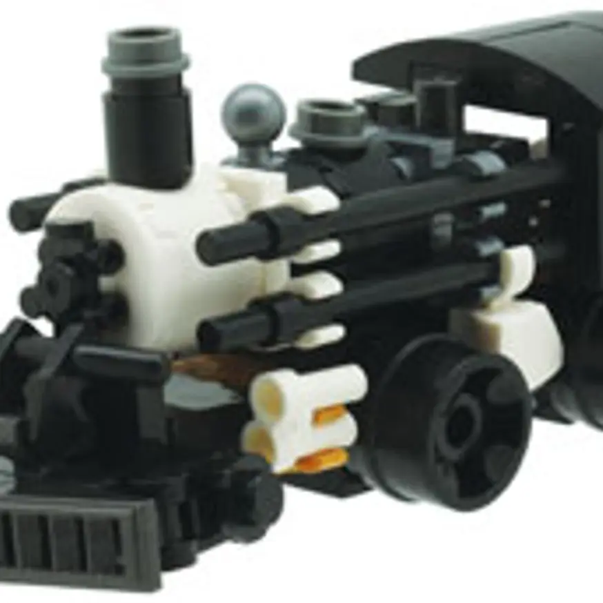 Mini Train CN5700 Building Blocks 77pcs