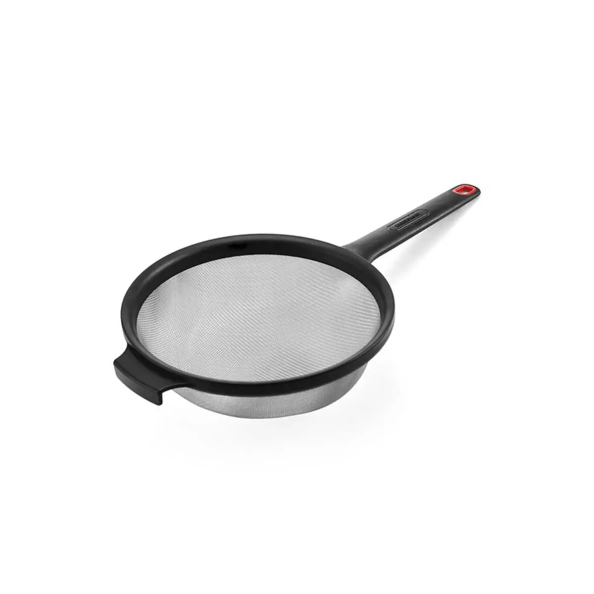 212 MAIN 13.5" Black & Silver Plastic & Stainless Steel Kitchen Strainer - Food Colander Kitchenware, Dishwasher-Safe Utensil Filtration Basket