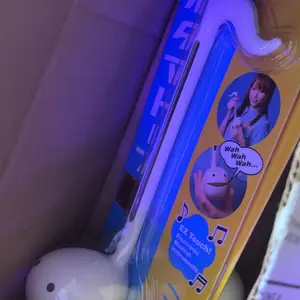 Otamatone Regular [White] - Japanese Musical Instrument Electronic Synthesizer - Maywa Denki Studio - Fun Gift for Children, Teens, & Adults