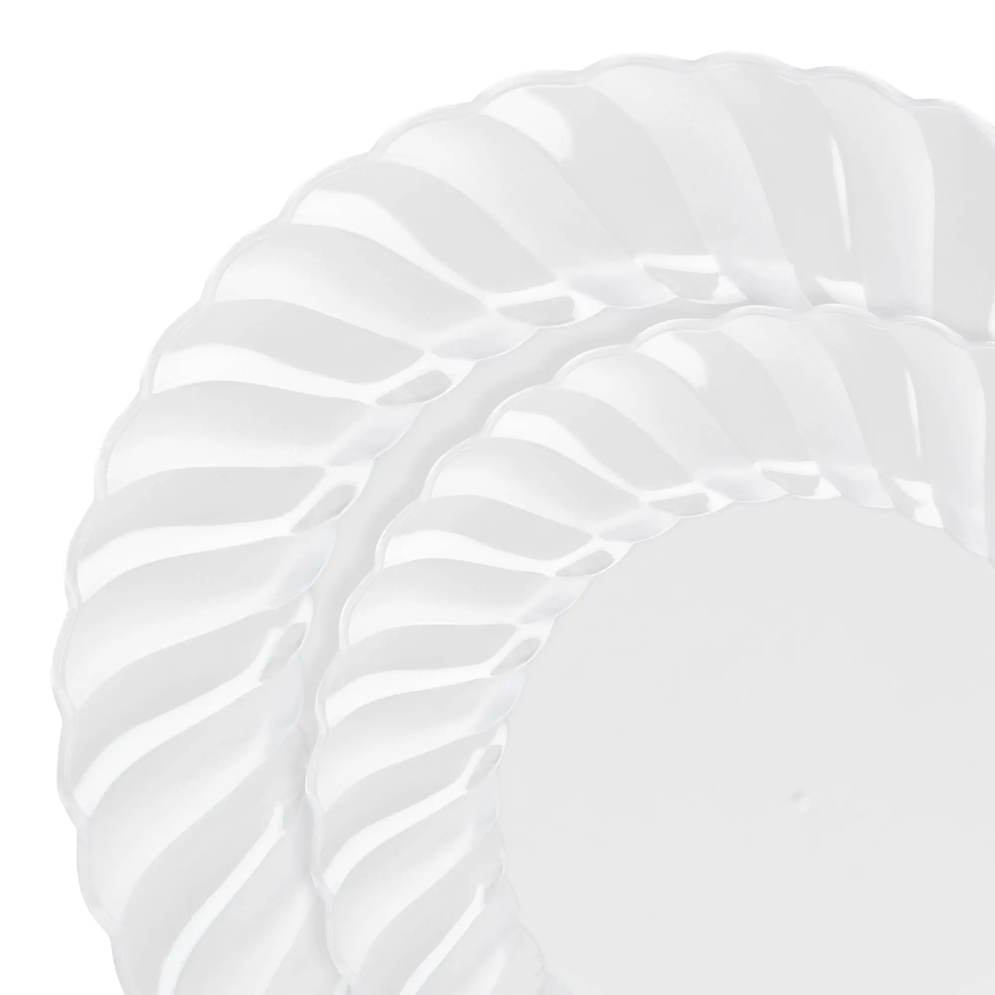 Clear Flair Plastic Dinnerware Value Set