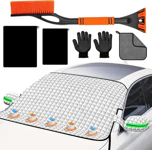 COFSODI Winter Windshield Covers for Ice and Snow&Winter Car Essentials, Car Anti-Snow Cover, Snow Windshield Cover Automotive Exterior Accessories，Free...