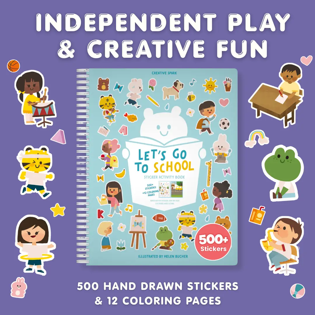 Let's Go To School Sticker Book