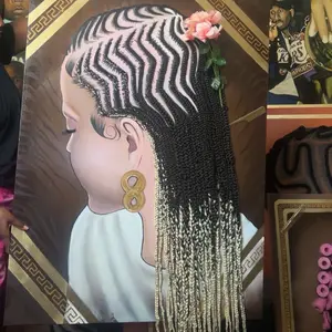 3D Stitch Zig Zag Braided Painting