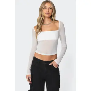 Marta Mesh Top