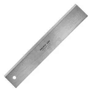 Pacific Arc, 12 To 72 Inch Straight Edge Stainless Steel 0.09" Thick Steel, Heavy Duty