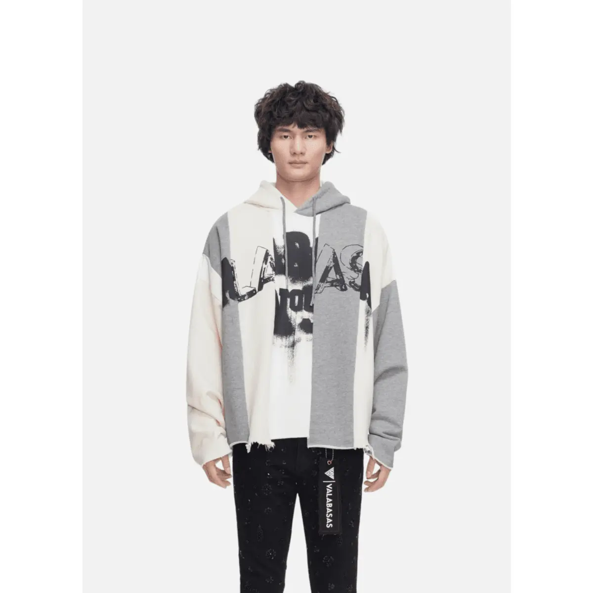 Slipped Grey Hoodie