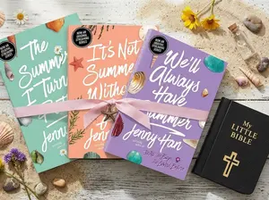 The Summer I Turned Pretty Complete Book Set Bundle with My Little Bible Mini KJV Edition – Romance Trilogy Collection Gift Set