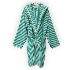Kikoya - Stripe Turkish Cotton Bathrobe (Add-On)
