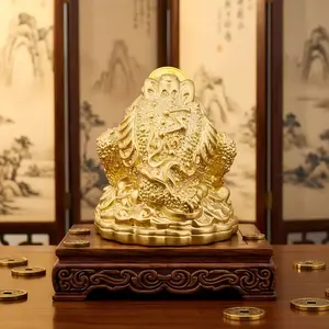 Three-Legged Golden Toad Ornament | Attract Wealth and Treasure | Wealth Rolling In