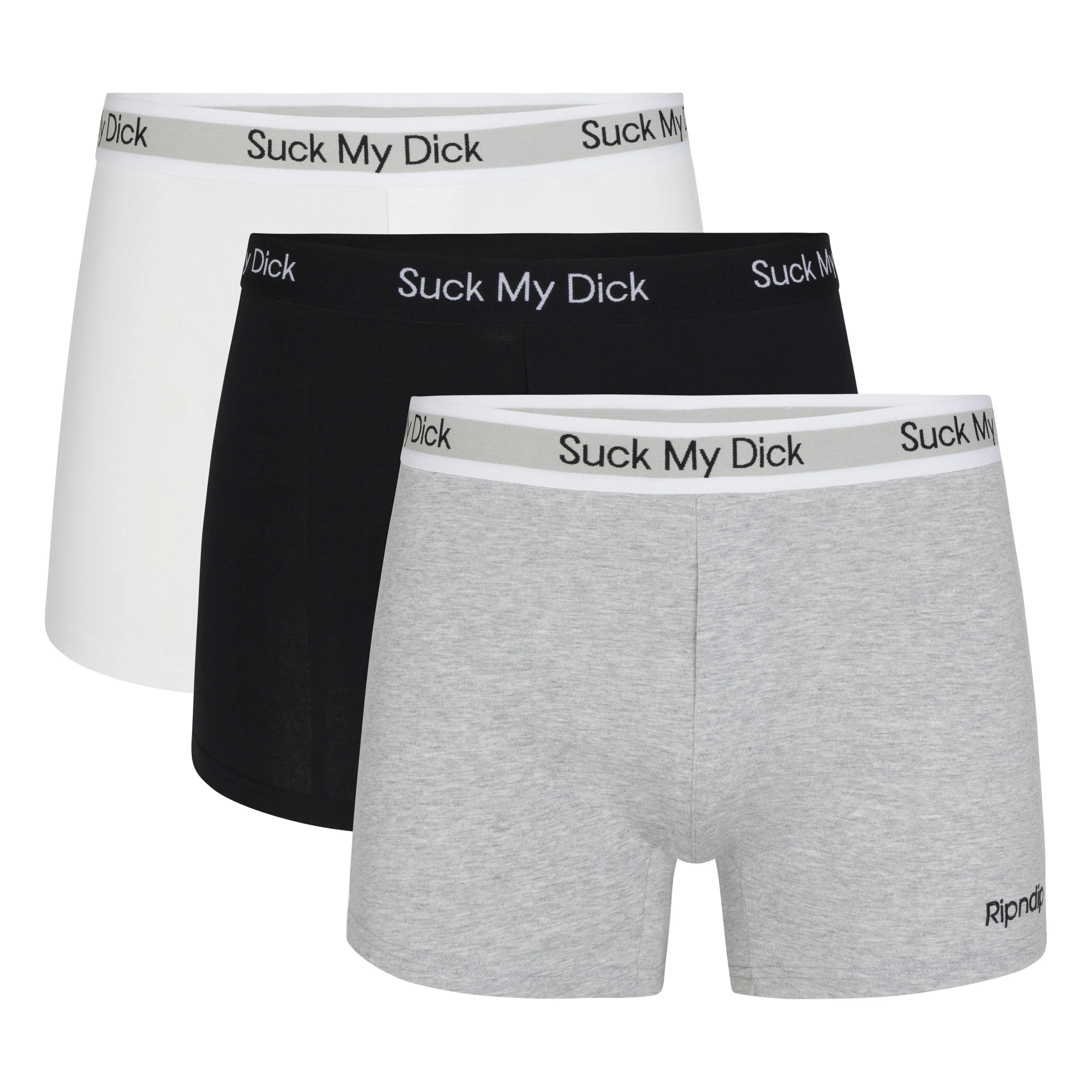 Men's Cotton Briefs - 3-Pack Small Embroidered Elastic Stretch Underwear by SMD Menswear (Multi)