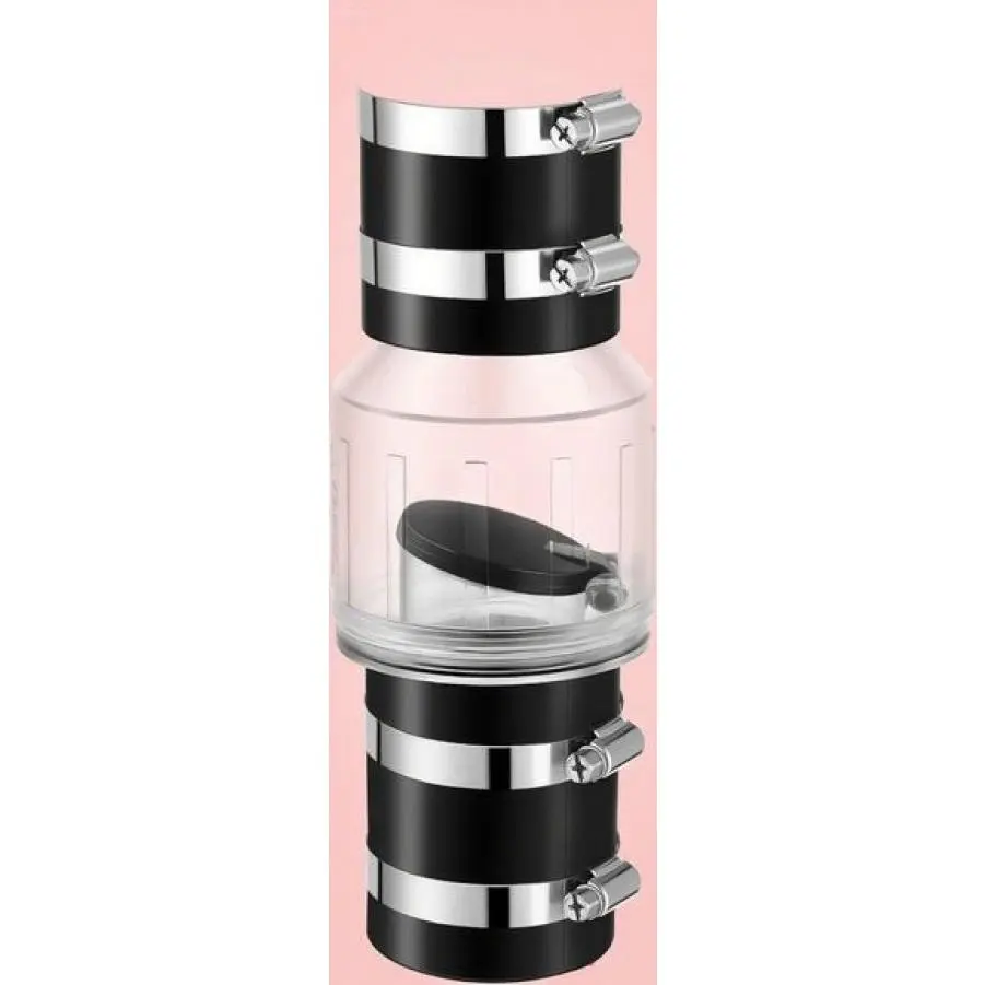 2" PVC Silent Check Valve for Sump Pump - Spring Loaded Flapper Design - Fits Schedule 40 Pipe - Clear Backflow Preventer - Reduces Water Hammer Noise - Durable Leak-Proof Construction