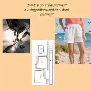 S-3xl Full Set Sewing Pattern Pants, DIY Clothing Design Paper, Handmade Fashion & Casual Wear, Personalized Fabric Making