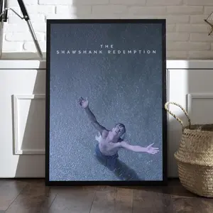 Prison Escape Movie Poster, Inspirational Film Art Print, Iconic Freedom Scene Wall Decor, Motivational