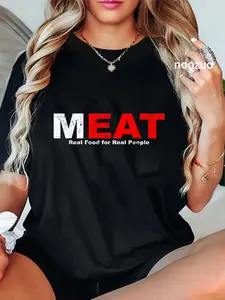 100% Cotton Eat Meat Carnivore Meat Based Diet T-Shirt