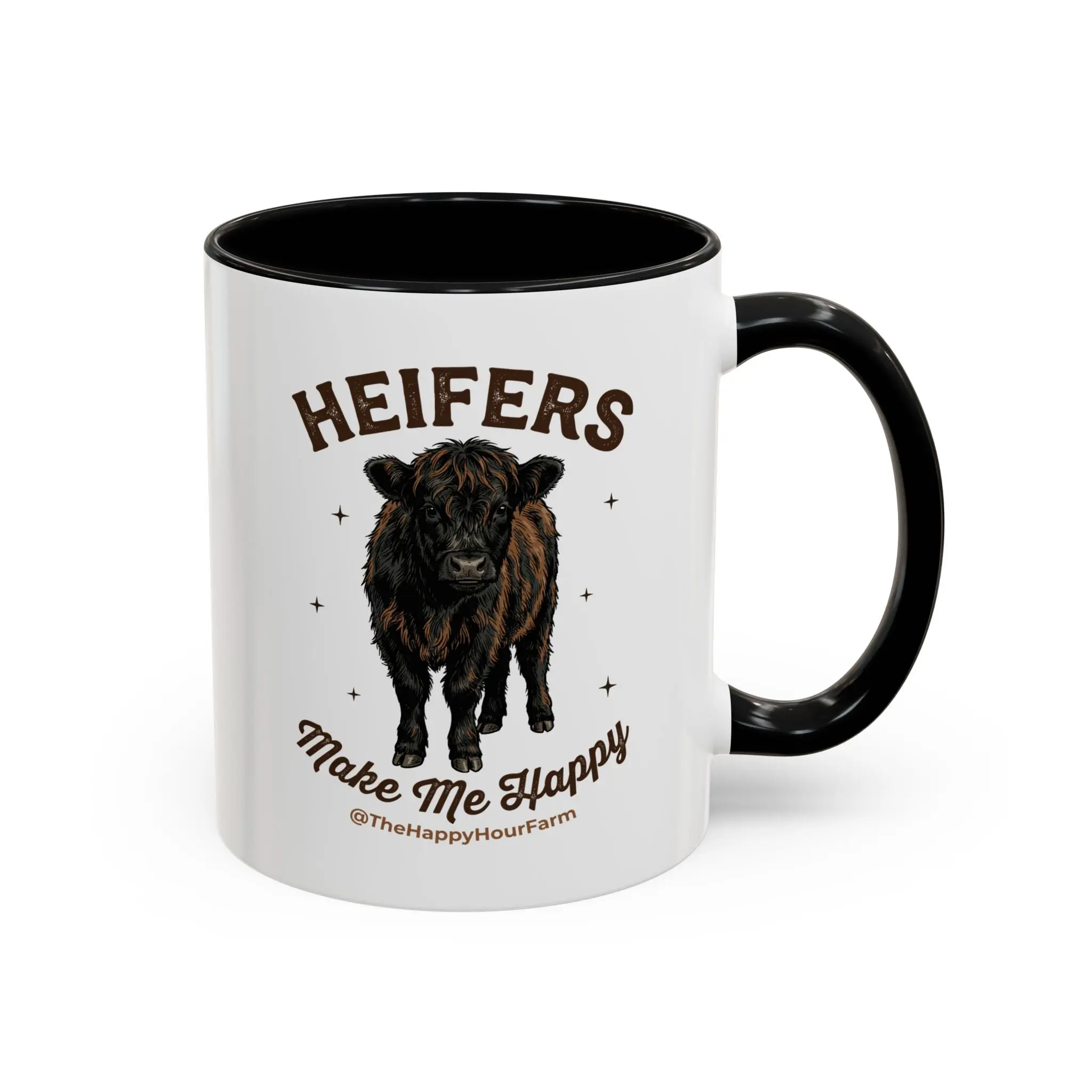 Heifers Make Me Happy Coffee Mug