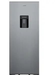 6.5 Cu ft One Door Refrigerator, with Water Dispenser, Stainless Steel Look, Estar, New