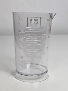 Professional Measuring Cup for Peroxide & Hair Color with Clear mL & oz Markings for Accurate Mixing at Salon or Home Use