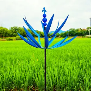 Stylish Modern Metal Rotating Motion Windmill Garden Decor, Decorative Outdoor Large Hanging Windmill, Durable Weather-Resistant Yard Art, Home Gardener Gift, Garden Sculptures Statues