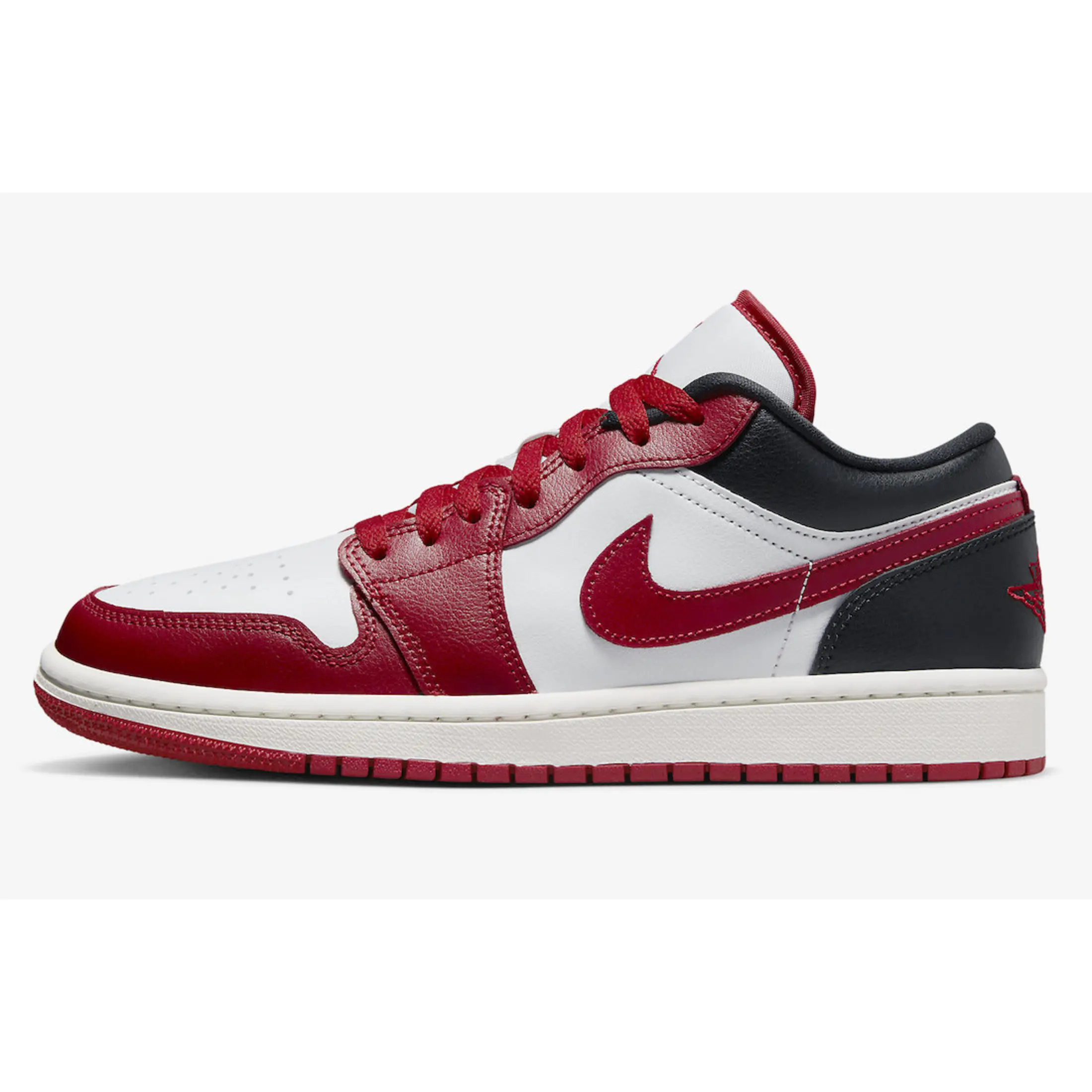 Nike Jordan 1 Low Reverse Black Toe DC0774-160 Women's Fashion Shoes New