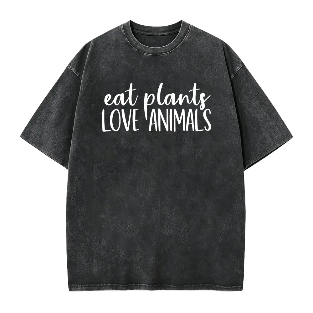 Eat Plants Love Animals Shirt, Veganism Shirt, Vegan T-Shirt, Vegan Gift Shirt, Vegan Lover Shirt, Vegetarian Tee, Outfit For Vegan