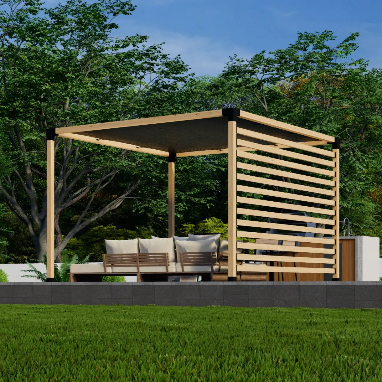 Covered Pergola Kit
