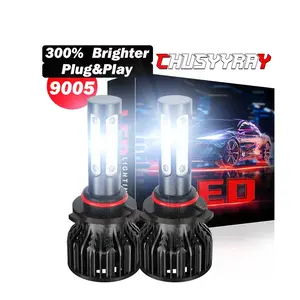 Para for Honda Civic 2006 2007 2008 2009 2010 2011 2012 2013 2014 2015 Auto Accessories Faros LED 6000K Bombillas luz alta