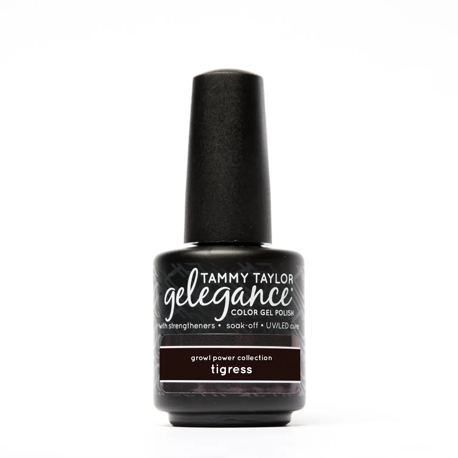 Tammy Taylor Nails Tigress Gelegance Gel Polish Rich Dark Chocolate Brown Smooth Application Vegan Cruelty-Free Long Lasting Shine