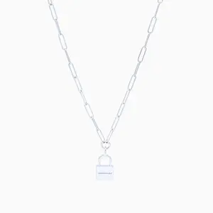 UNBREAKABLE Chain Link Necklace With Padlock