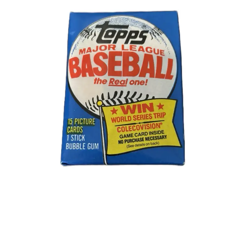 1) 1985 Topps Baseball Wax Pack From Box McGwire, Clemens
