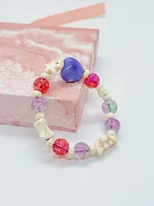 E.Long Life & Wealth — Jingdezhen Doubao Ceramic Beads “Good Fortune” Bracelet