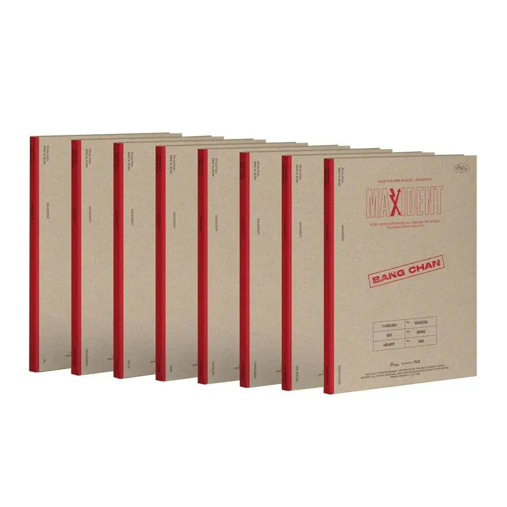Stray Kids MAXIDENT CASE VER. Choosable Member Cover CD Photobook Photocard Lee Know Han Changbin Hyunjin Han Felix Seungmin I.N. Kpop Collectible