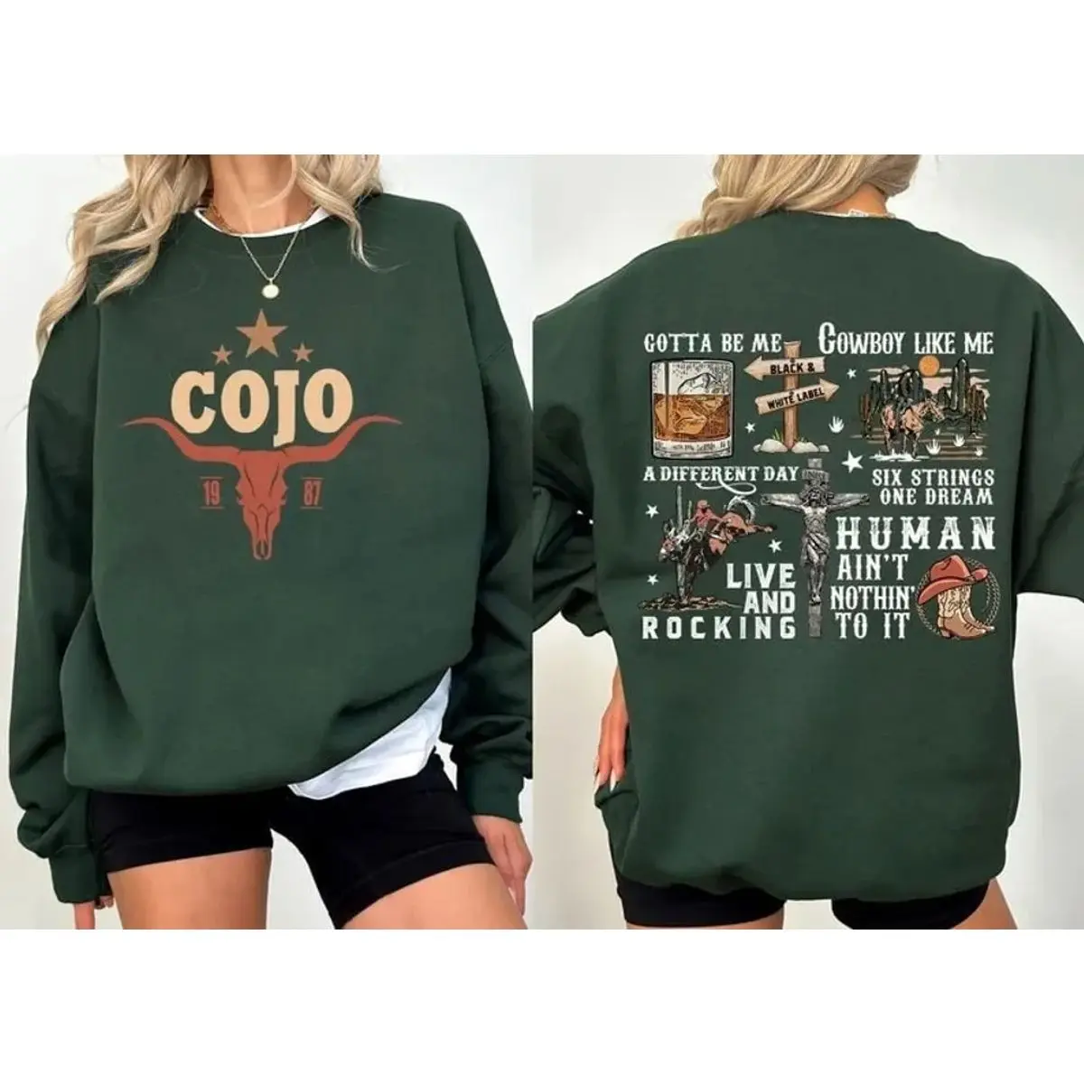 C0dy J0hnsonn Western Hoodie, Country Singer Sweatshirt, Concert Tour Graphic Shirt, Unisex Sweater Pullover Tee