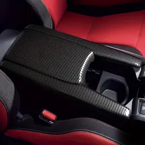 Car Center Console Box Cover, 3 Counts Car Interior Set Accessories for Honda 2016-2021, Center Armrest Box Cover Trim Cover Interior Car Decoration Supplies