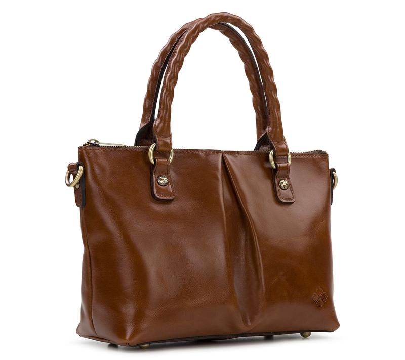 Patricia Nash Zora Distressed Leather Top Handle Bag